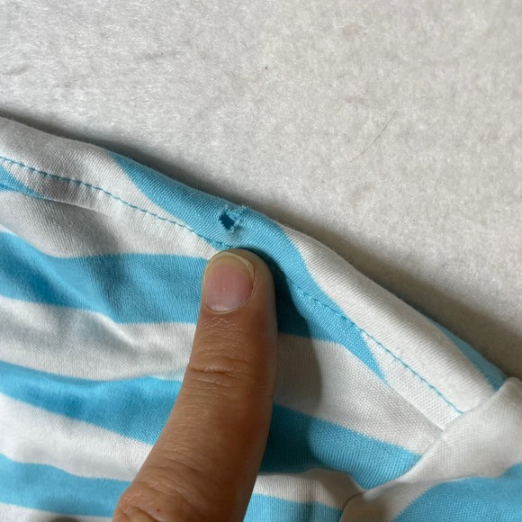 Polo Ralph Lauren Classic Fit Striped Blue White Short Sleeve Polo Shirt XL - Picture 5 of 11